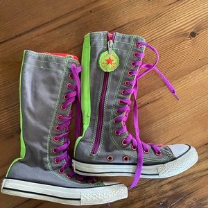 Converse rare chuck taylor girls boots